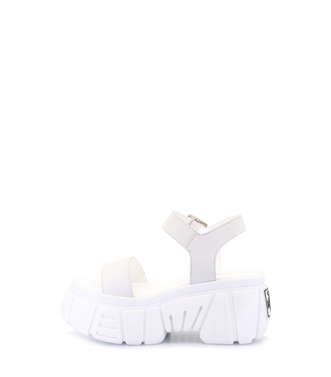Stylish White Platform Sandals Jochu
