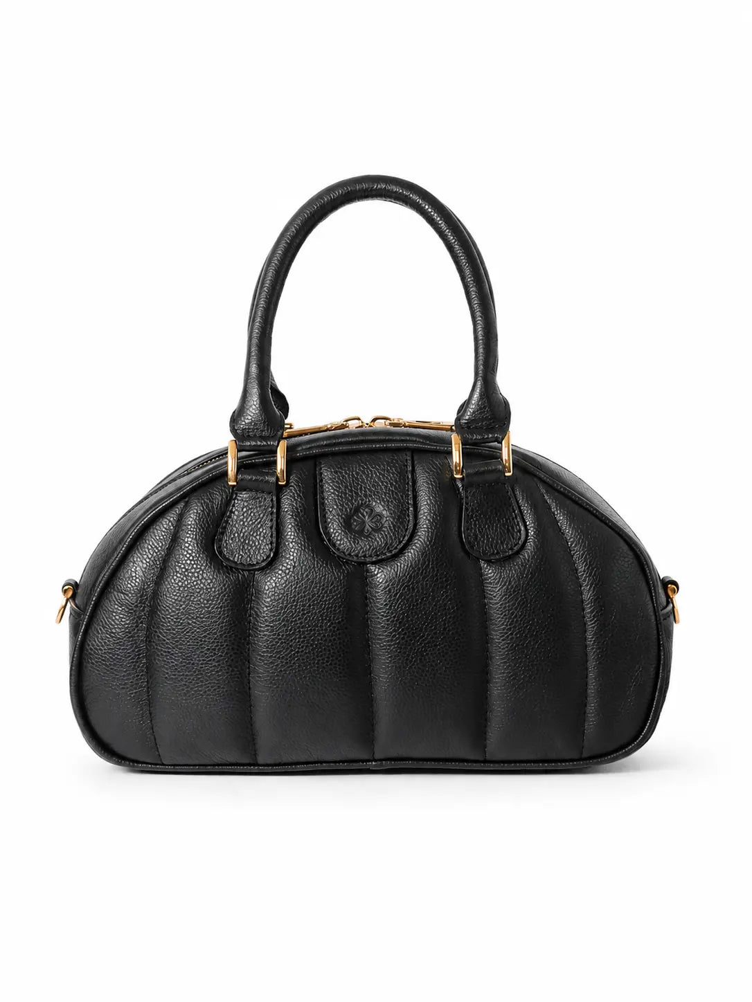 Ameline Sculptural Italian Leather Top Handle