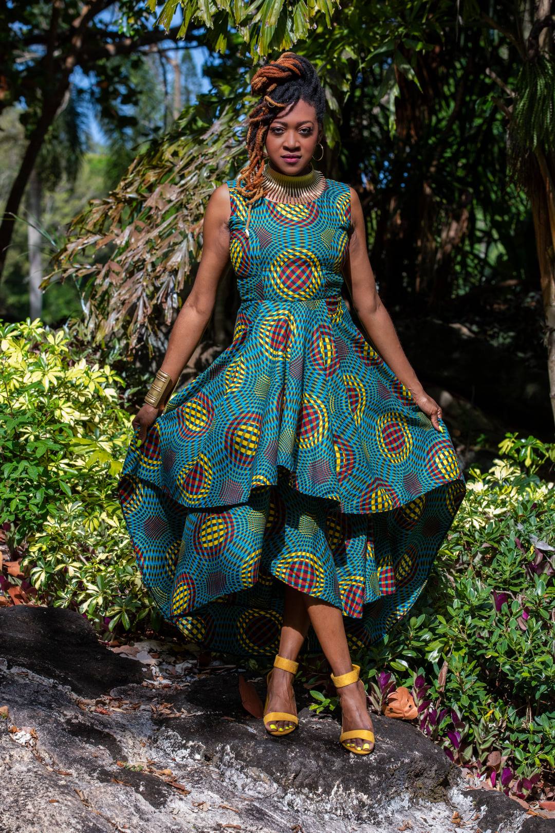 Abike High-Low Dress