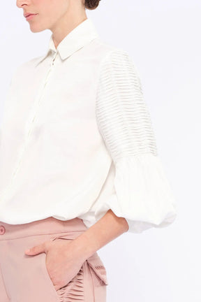 Tilsa Artisan Detail Blouse | Off White