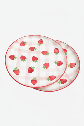 Dessert Plate - Strawberry Shortcake ( Set Of 2 ), 7 Inches