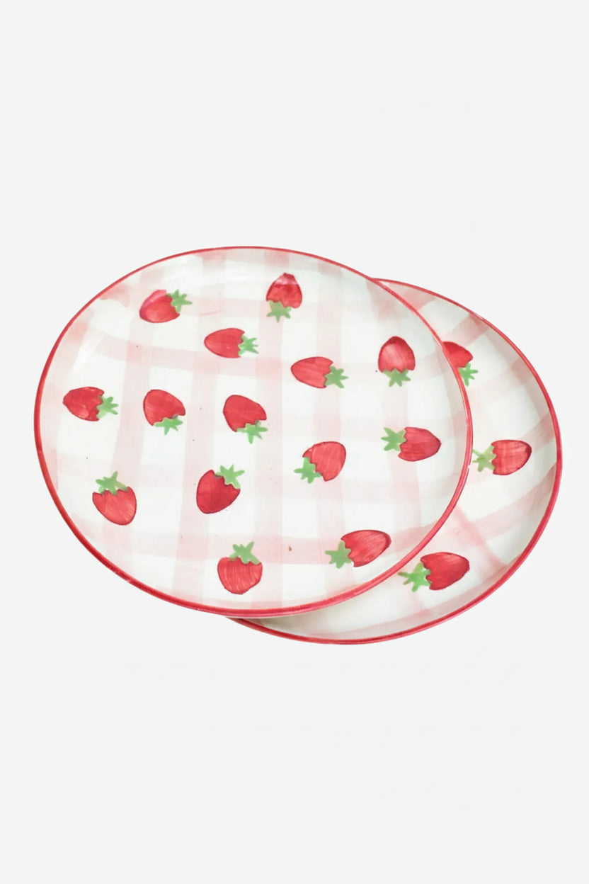 Dessert Plate - Strawberry Shortcake ( Set Of 2 ), 7 Inches