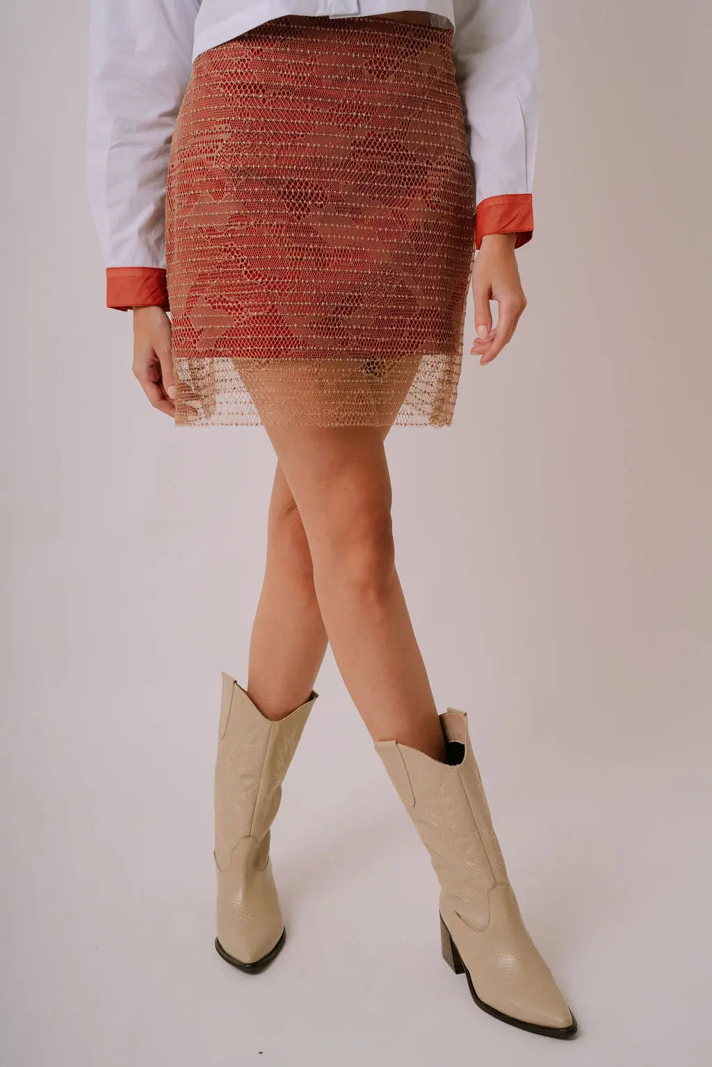 Katie Lace Mini Skirt