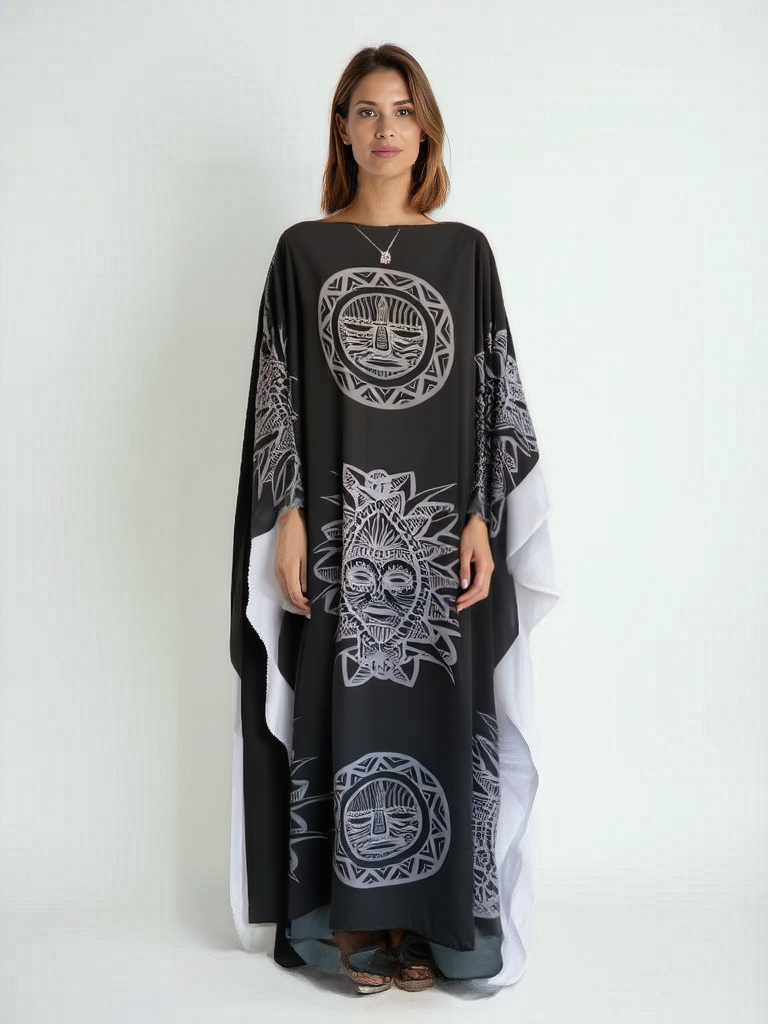 Junkanoo Print Kaftan