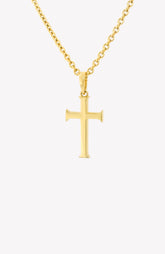 Large Cross Pendant Necklace