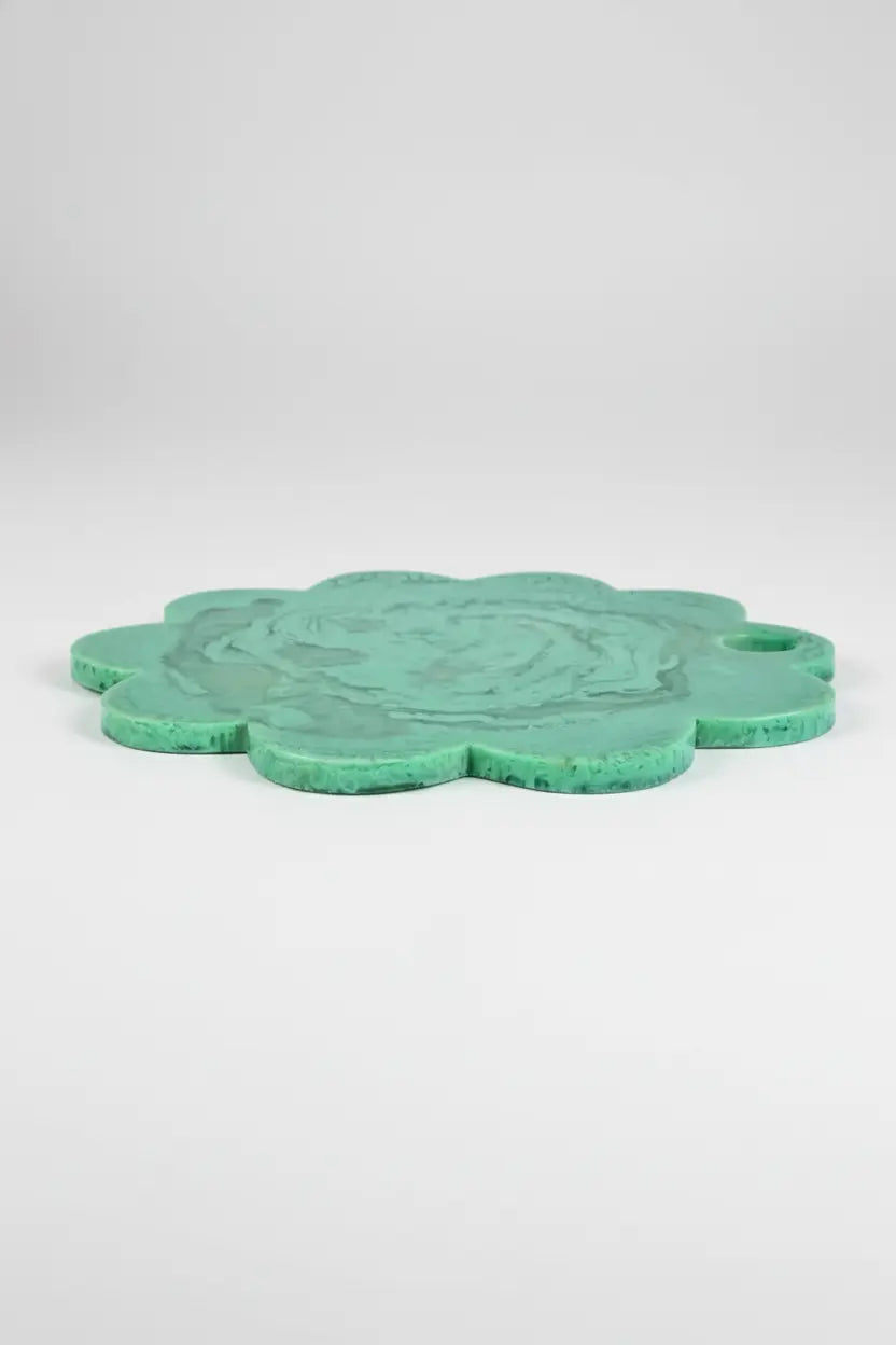 Resin Scallop Cheese Charcuterie Board - 12 Inches