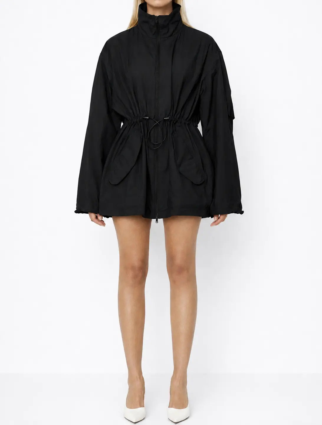 JACKET WAIST DRAWSTRING FIT