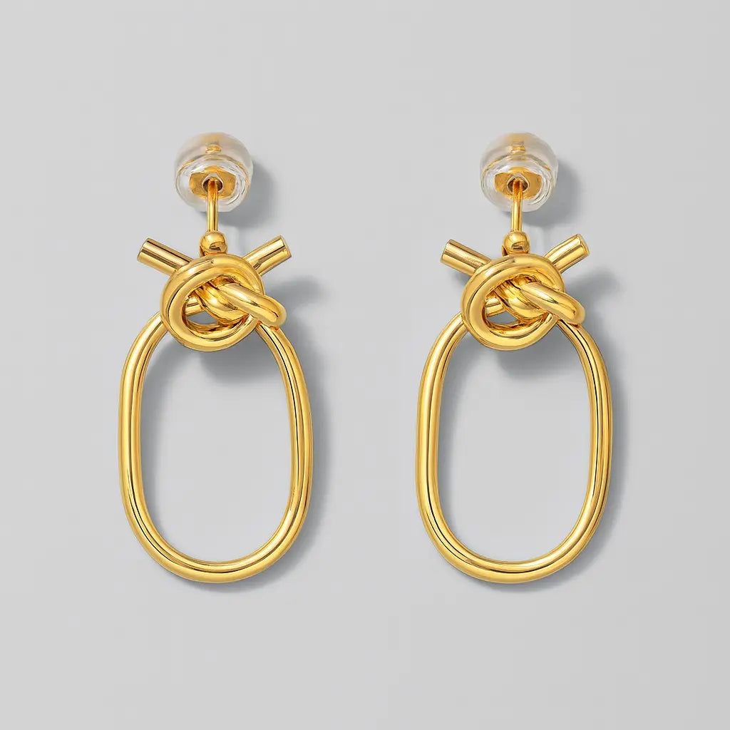 The Ellington Knot Drop Earrings