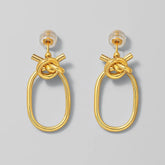 The Ellington Knot Drop Earrings