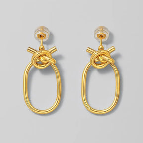 The Ellington Knot Drop Earrings