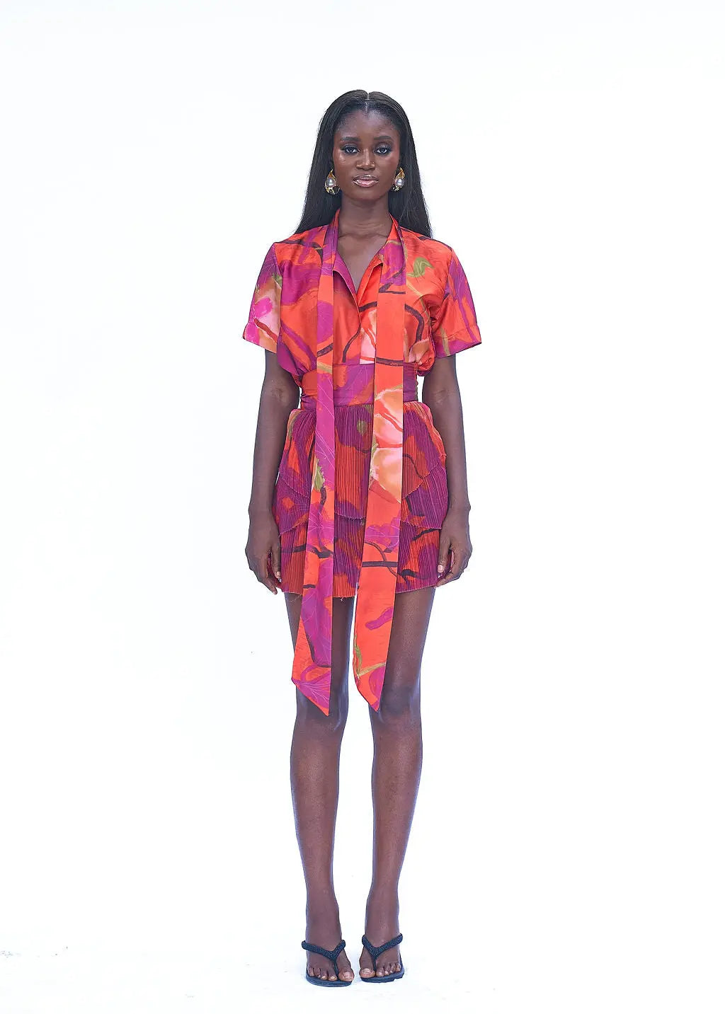 DONNA SHIRT- ORANGE CALA