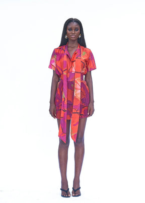 DONNA SHIRT- ORANGE CALA