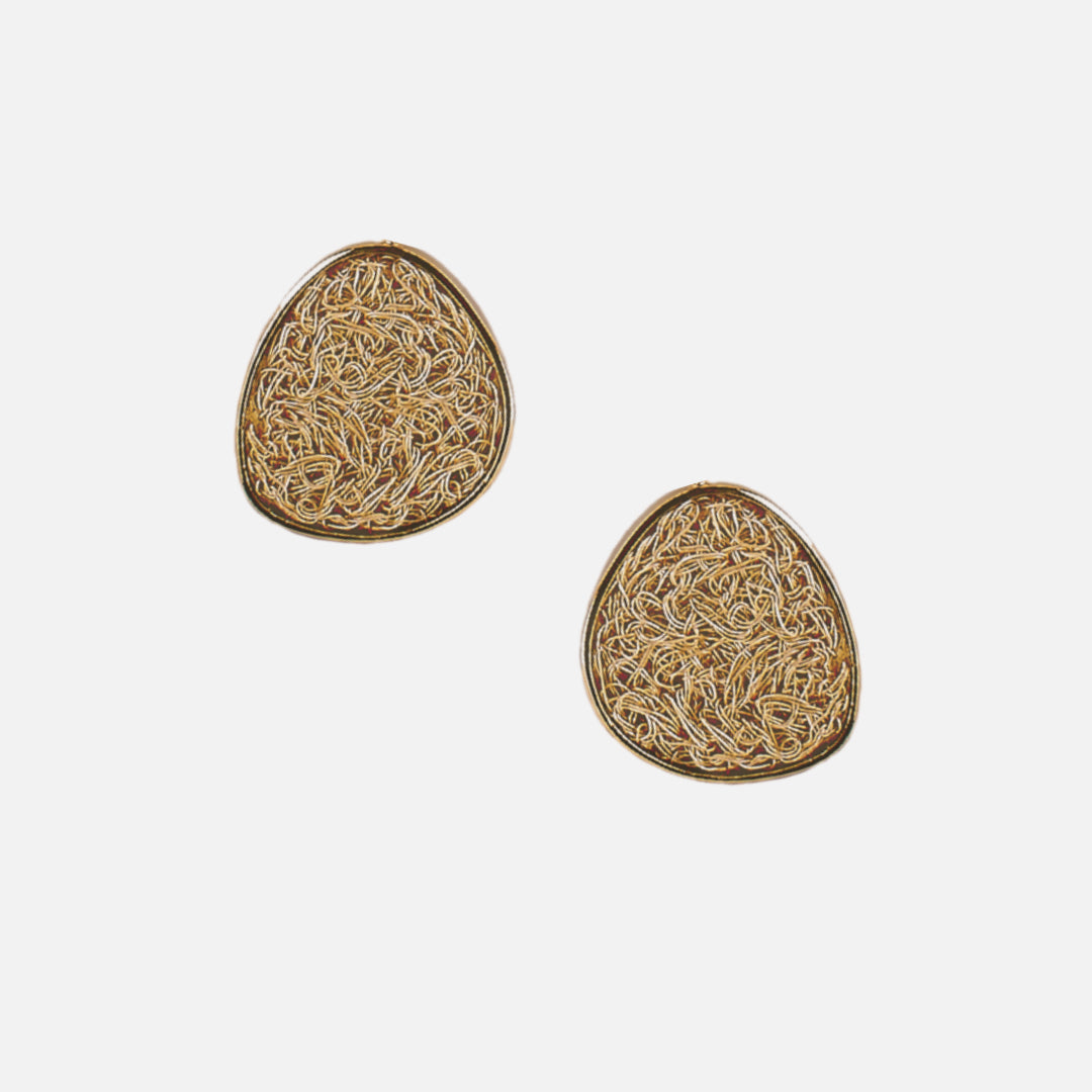 Luxury Gold Stud Lili Earrings