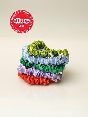 Flora Silk Scrunchie Set