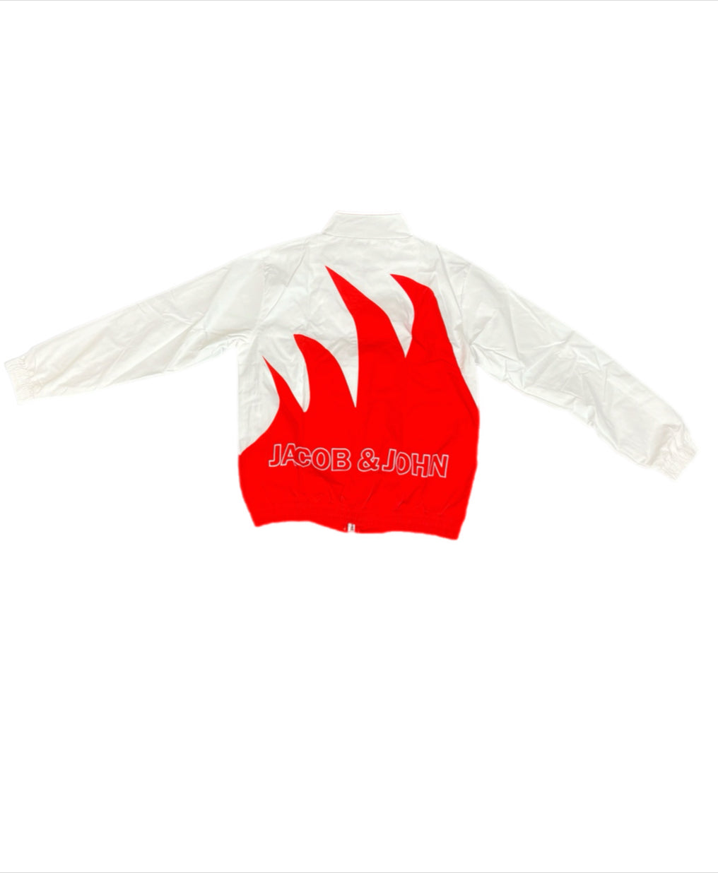 Red and White Wave jacket