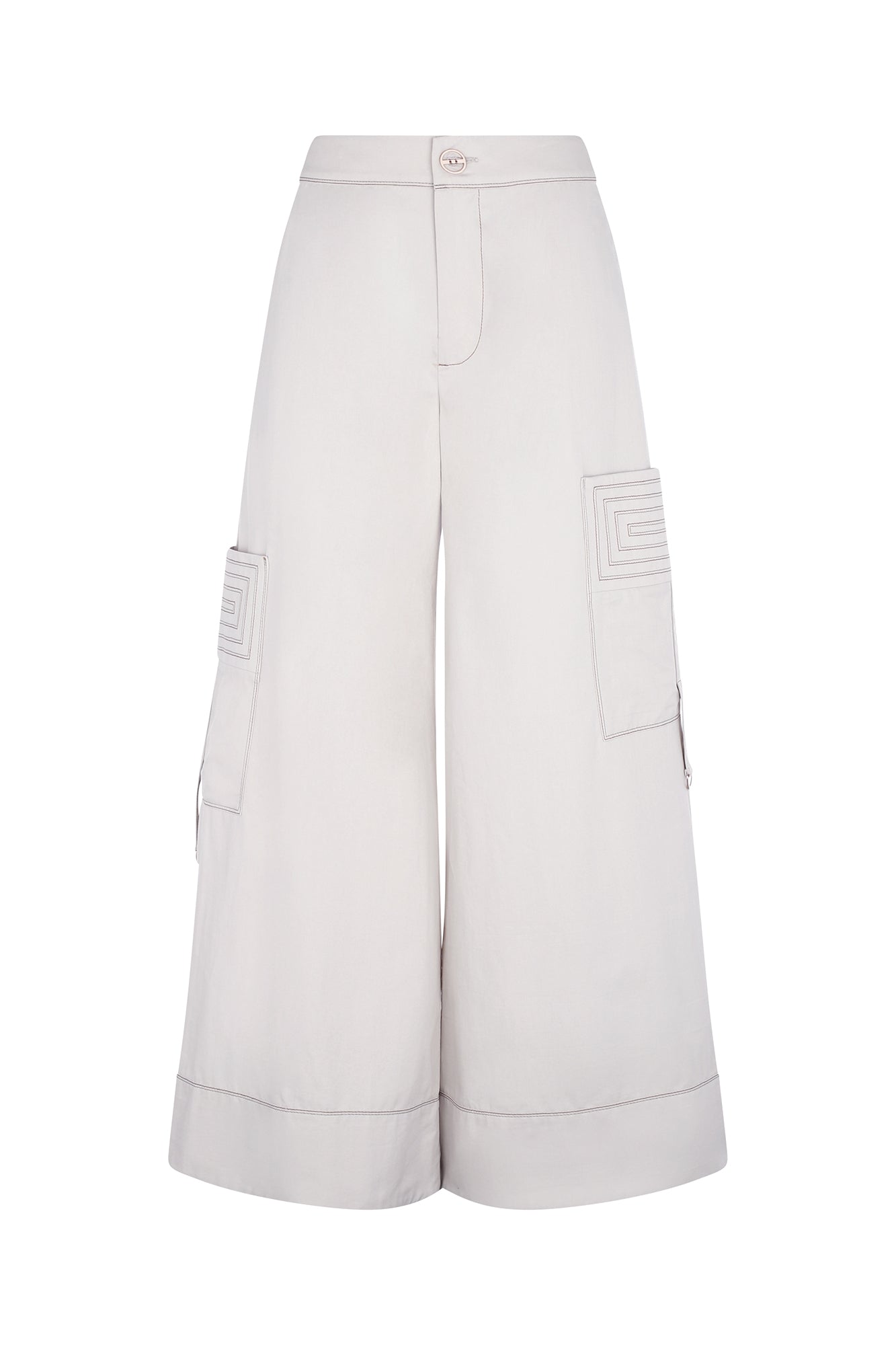 Belen Cotton Palazzo Pants | Pristine