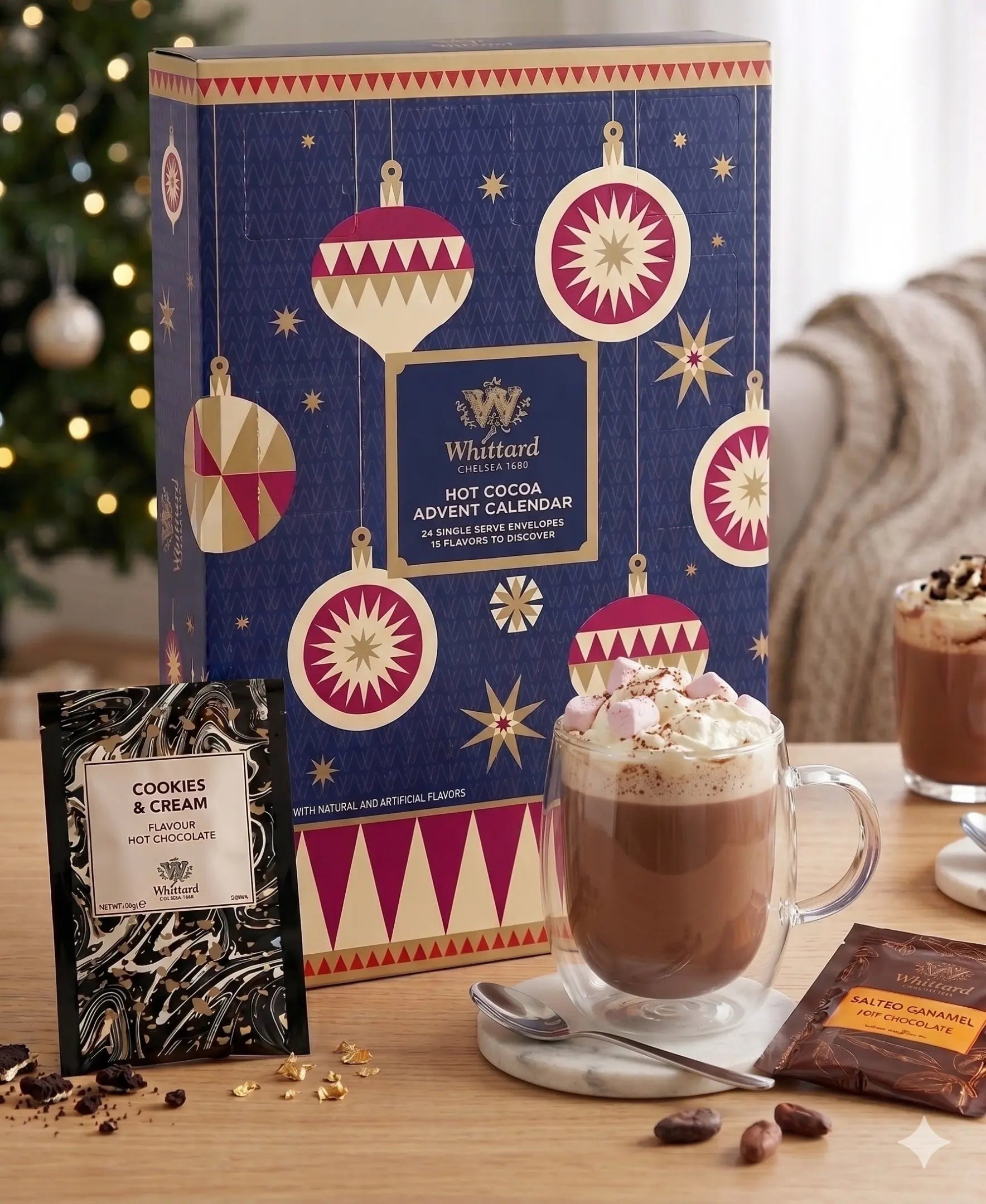 Whittard Hot Cocoa Advent Calendar 24ct/16.93oz