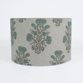 Artisan Home Decor Hand Block Print Thick Linen Lampshade - Swadesh