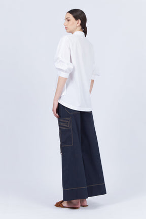 Magali Pima Cotton Blouse