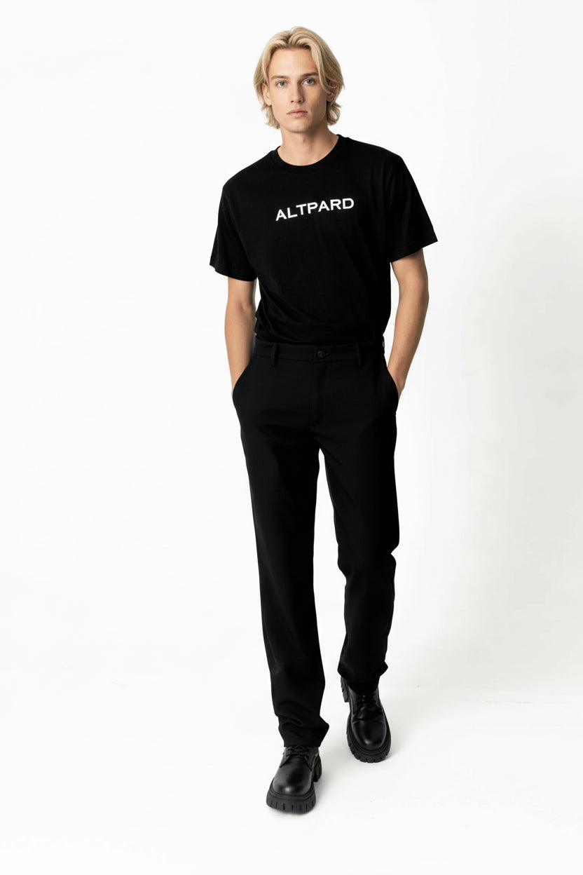 Men's Luxury Black Classic Trousers