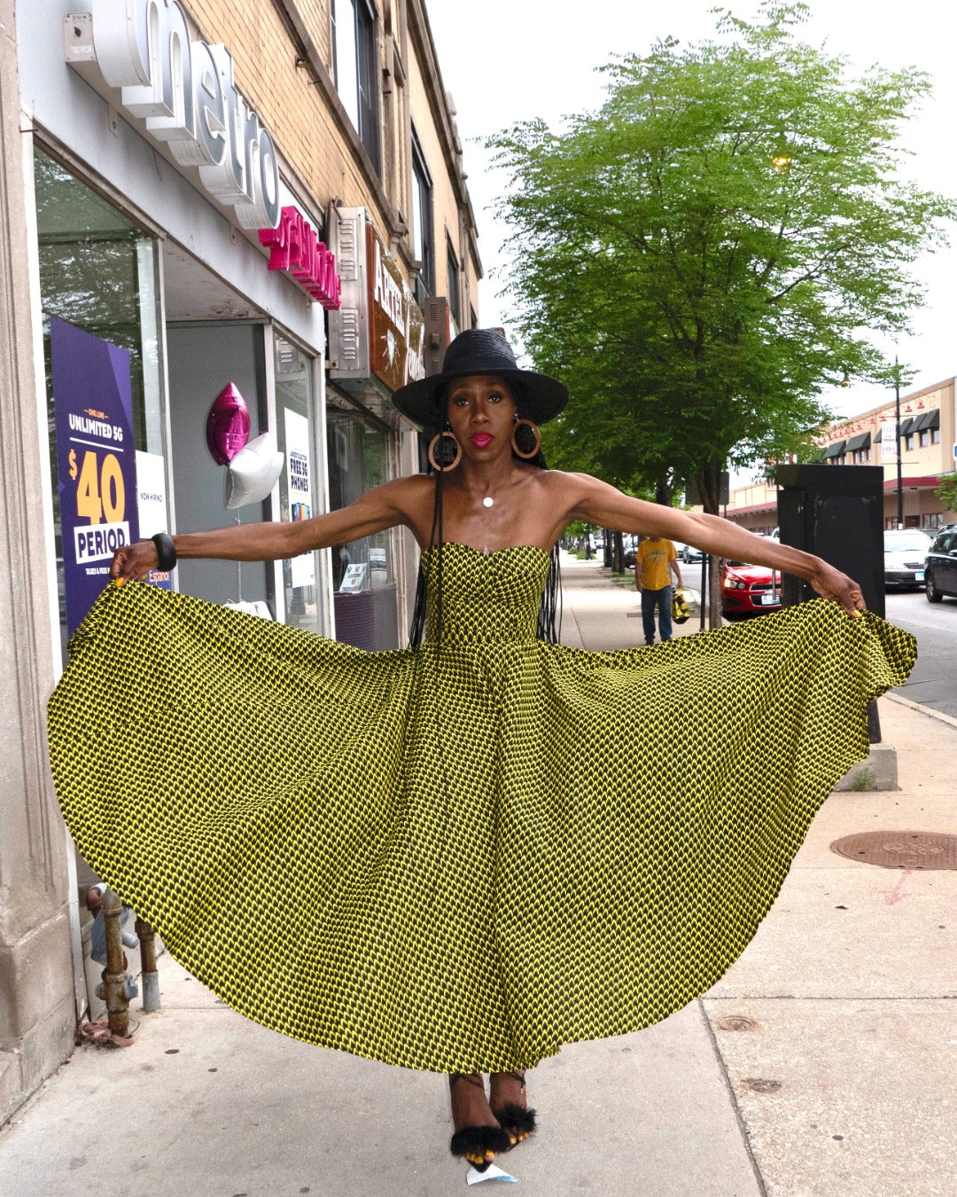 Obiageli Strapless Dress