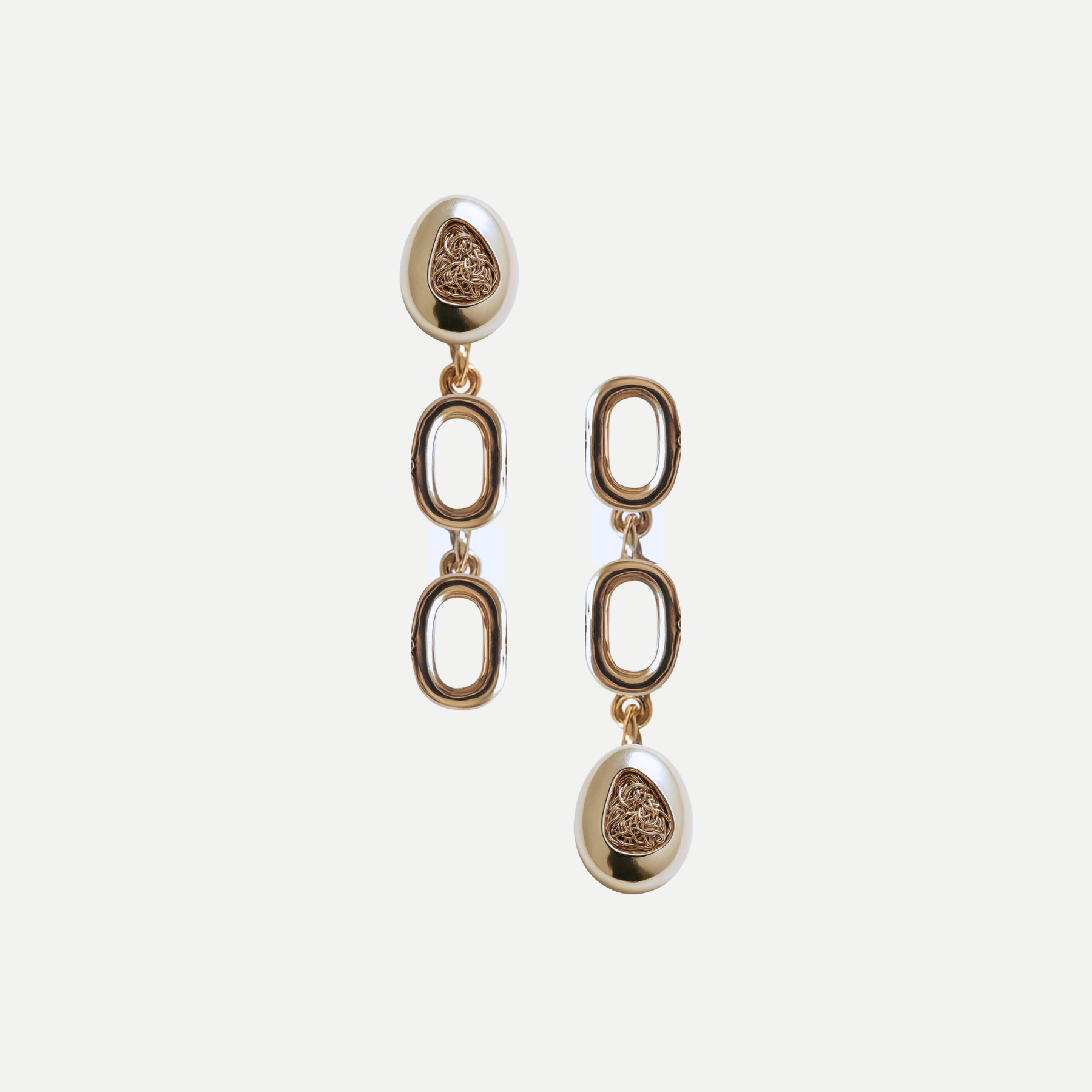 Bloom Gold Drop Earrings