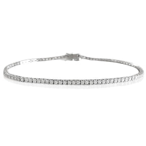 THE “MARGO” 4 PRONG 2MM TENNIS ANKLET