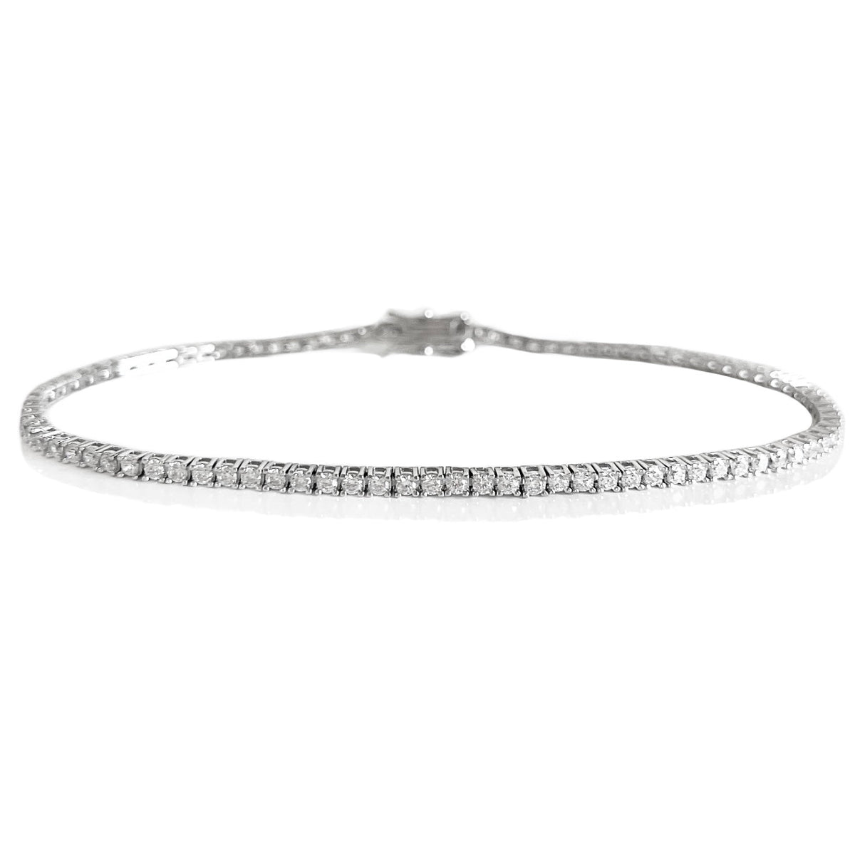 The Margo 4 Prong 2mm Tennis Anklet