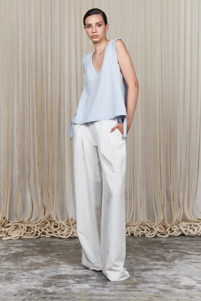 Valencia Drawstring Hem Blouse