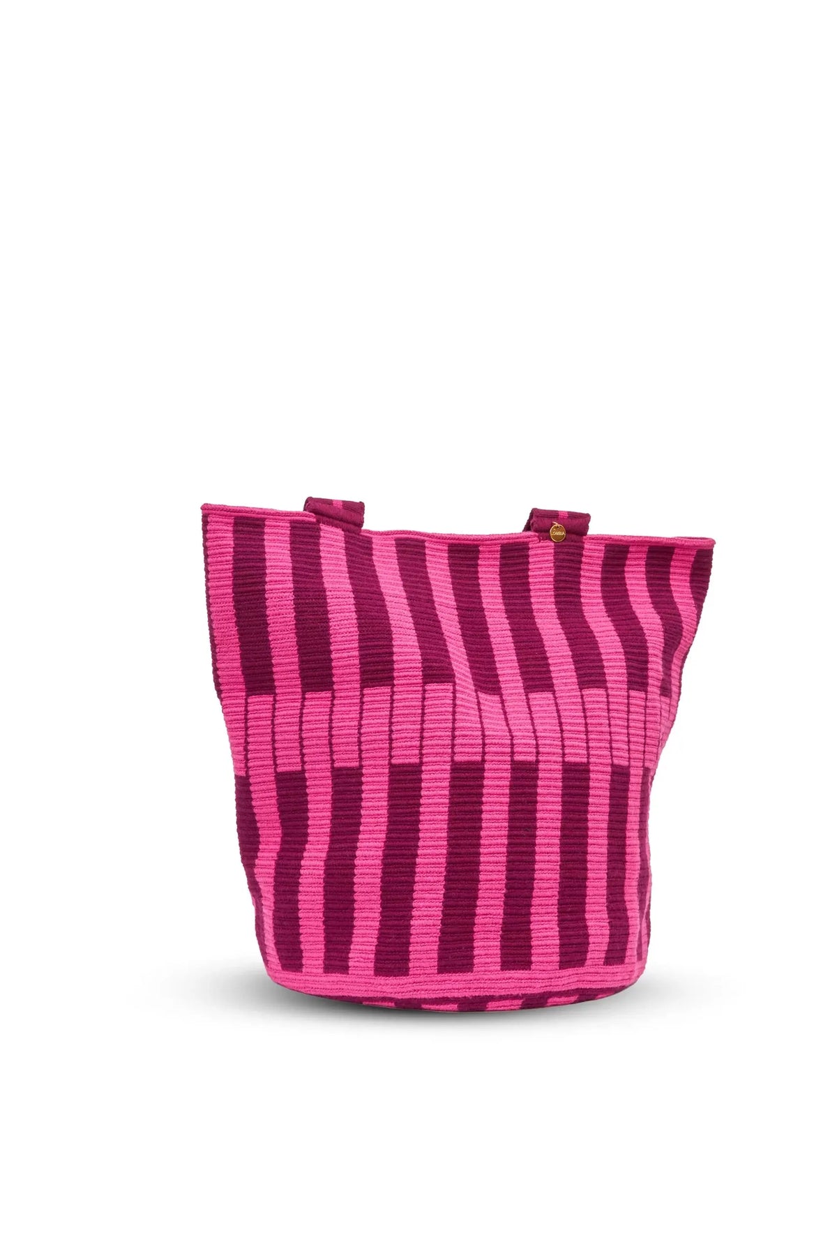 Tecla Pink Wayuu XL Tote Bag