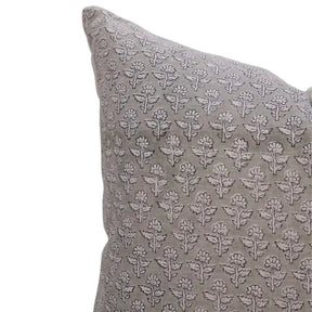 Handcrafted Hand-carved Block Print Boho Pure Linen Pillow Cover- Riva