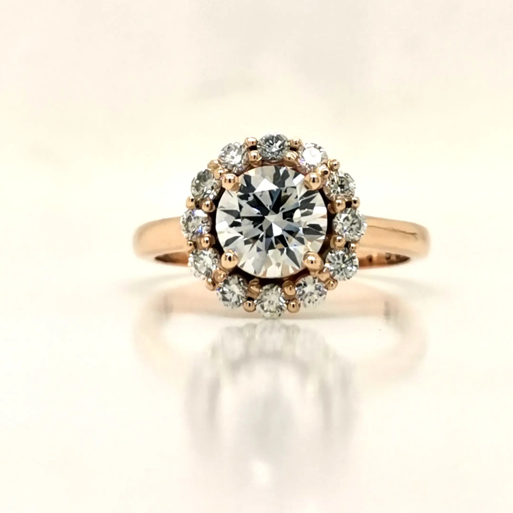 14ct Yellow gold Diamond Ring