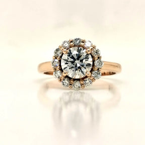 14ct Yellow gold Diamond Ring