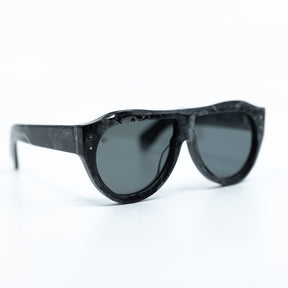 Otto Sunglasses with Marble Frame & Black Lens | Taxxon X Cruzada Special Edition