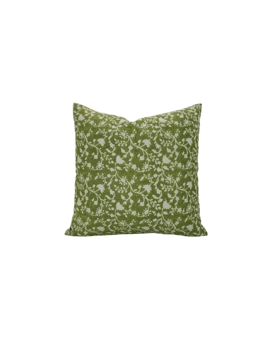 Bohemian Handmade Block Printed Pure Linen Cushion Cover - Firoza