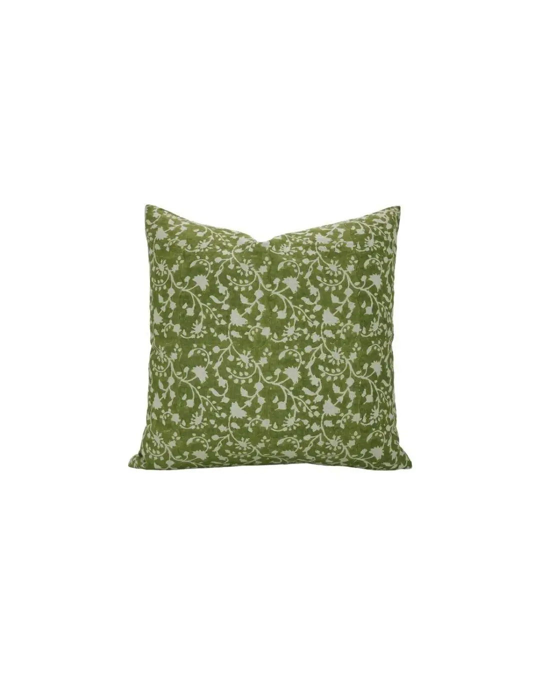 Bohemian Handmade Block Printed Pure Linen Cushion Cover - Firoza