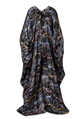 Ngozie Illusion Drape Jumpsuit - Blue & Grey