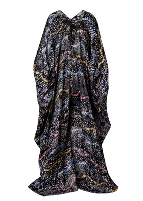 Ngozie Illusion Drape Jumpsuit - Blue & Grey