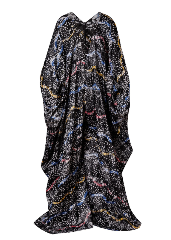 Ngozie Illusion Drape Jumpsuit - Blue & Grey