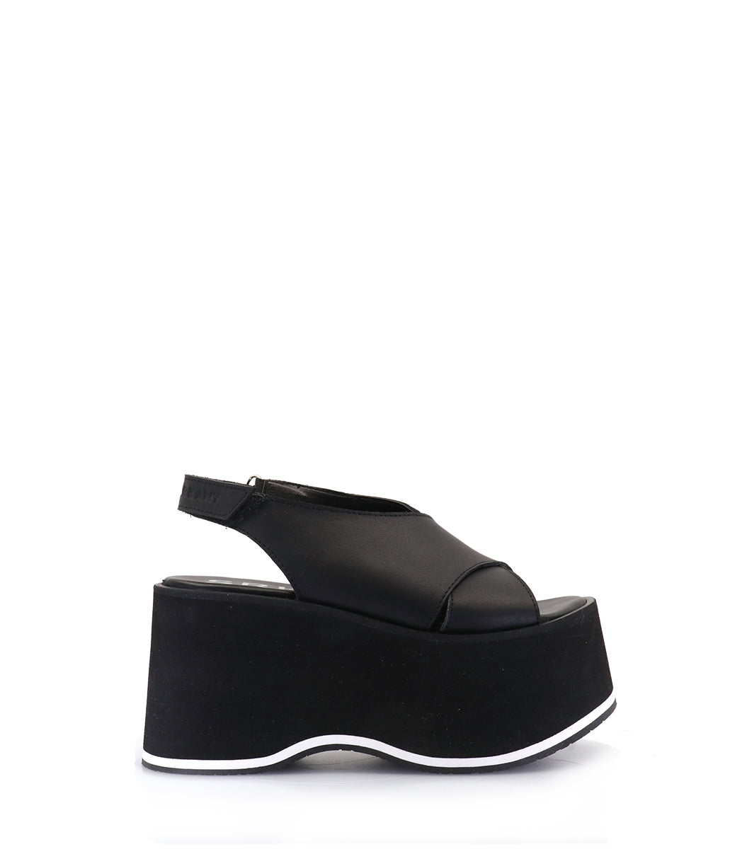 Elevate Your Style Black Platforms Dosha