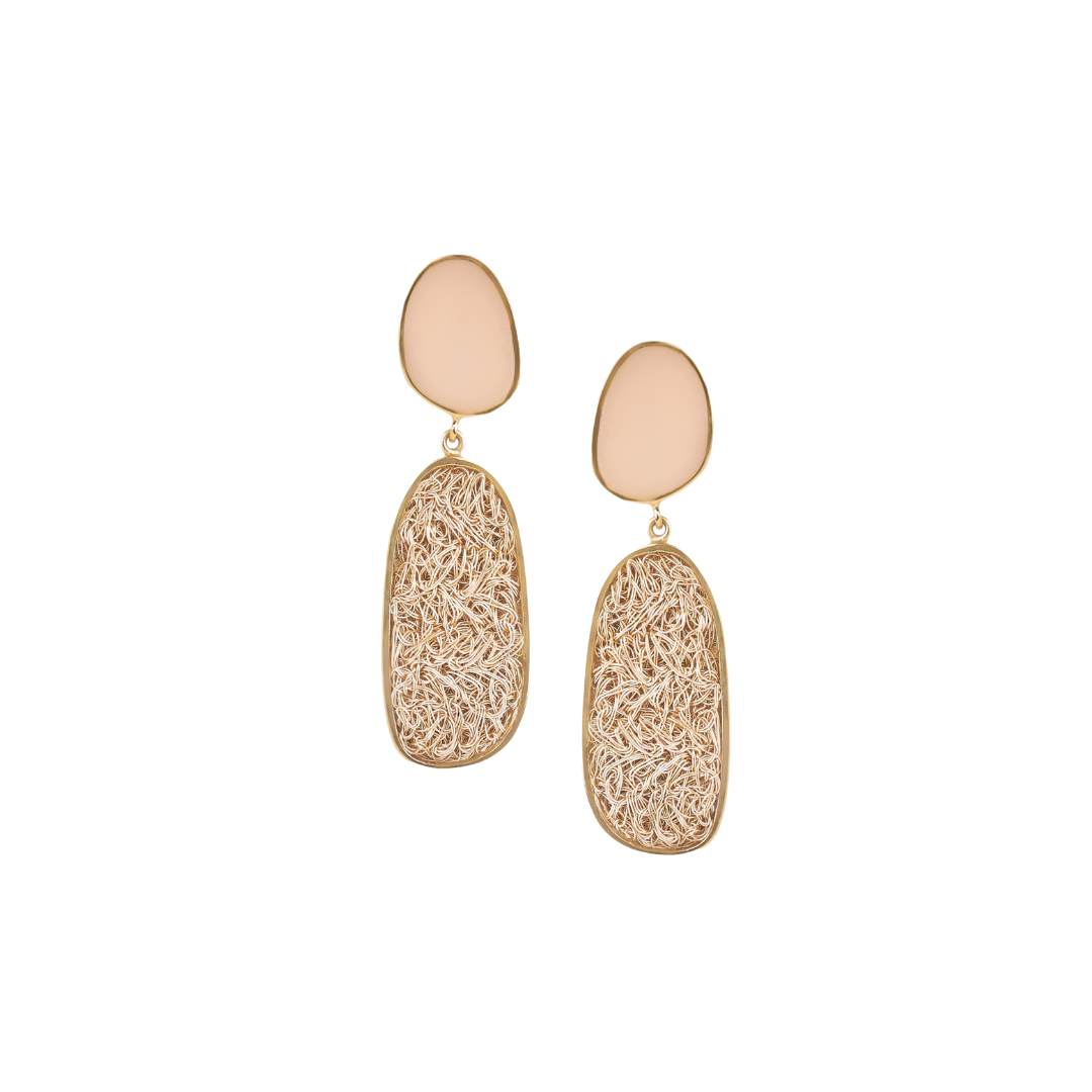 Element Gold Drop Statement Earrings