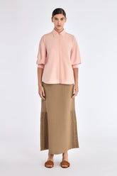 Tatiana Puff Sleeve Blouse | Rose