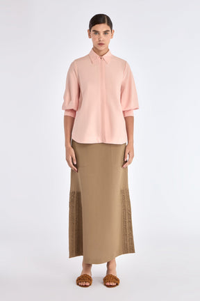 Tatiana Puff Sleeve Blouse | Rose