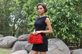 Gala Dalí Crochet Handbag -  Luxury Handcrafted Hand Bag Inspired by Salvador Dalí | Ethical Fashion from Ecuador