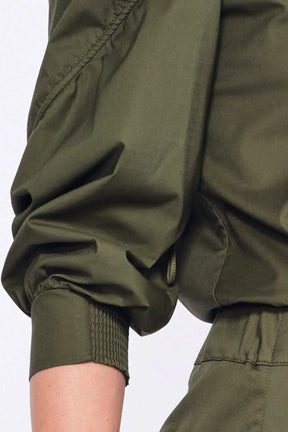 Bimba Puff Sleeve Blouse | Olive