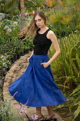 Cortes Botánica Blue Skirt