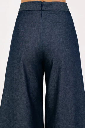 Flow Wide-leg Denim Pants