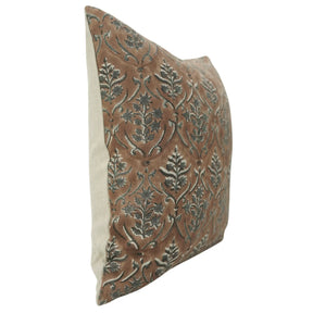 Hand Block Printed Pillow Cover Thick Linen - Vishal Pushp