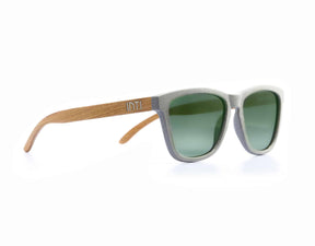 Green Fade Wooden Sunglasses - INTI