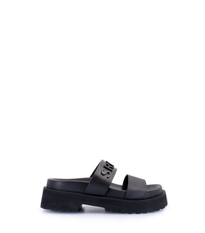Eco-Friendly Black Platform Sandals Bril